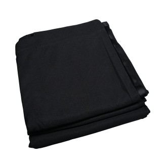 3 x 5m Black Pipe and Drape Curtain