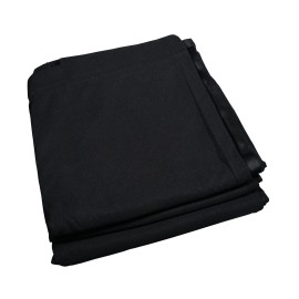 3 x 5m Black Pipe and Drape Curtain