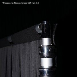 3 x 5m Black Pipe and Drape Curtain