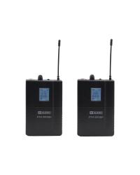 W Audio DTM 800 Twin Beltpack Diversity System (863.0Mhz-865.0Mhz) V2 Software
