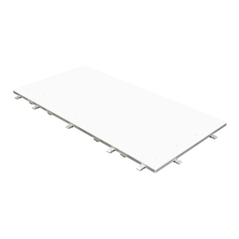 LEDJ White RGB Starlit 2ft x 4ft Dance Floor Panel