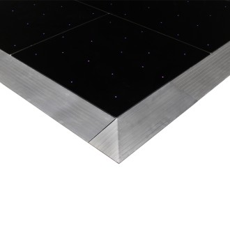 LEDJ Black RGB Starlit 2ft x 2ft Dance Floor Panel (3 sided)