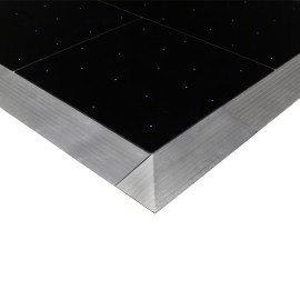 LEDJ Black RGB Starlit 2ft x 2ft Dance Floor Panel (3 sided)