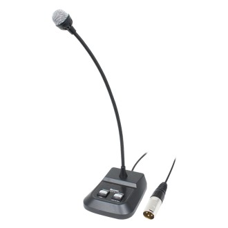 W Audio Gooseneck Dynamic Paging Microphone