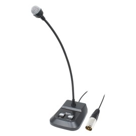 W Audio Gooseneck Dynamic Paging Microphone