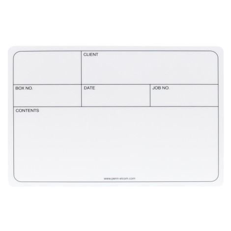 Penn Elcom Self Adhesive Tour Label - X Large (D2117L)