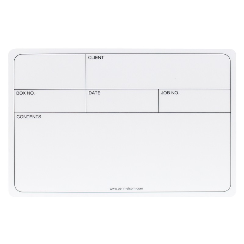 Penn Elcom Self Adhesive Tour Label - X Large (D2117L)