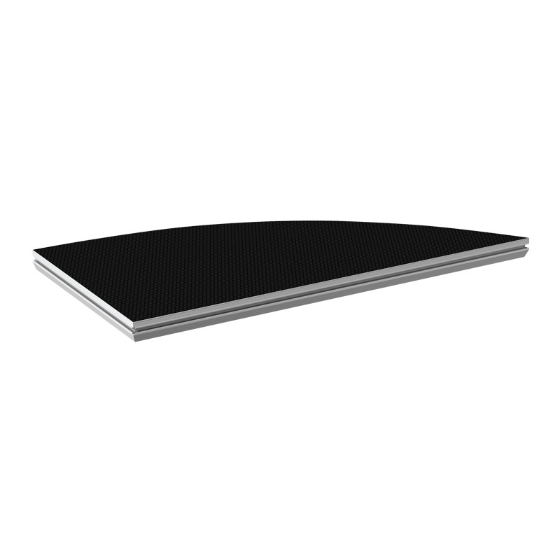 Global Truss GT Stage Deck 2 x 1m Hexa R/H Quadrant Stage Platform