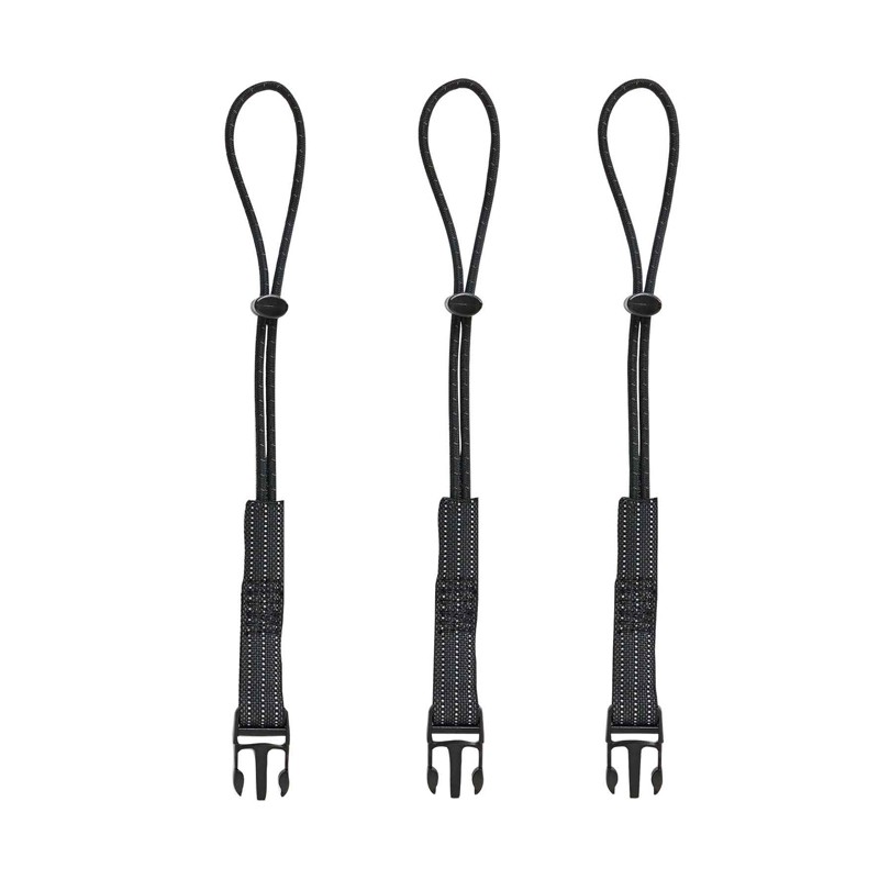 ELLER Ergodyne Detachable Lanyard Loops, Black (Set of 3)