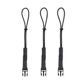 ELLER Ergodyne Detachable Lanyard Loops, Black (Set of 3)