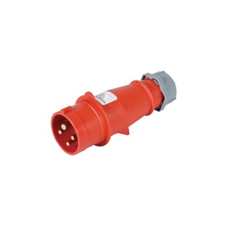 16A 400V 3P+E IP44 AM-TOP Plug (252)