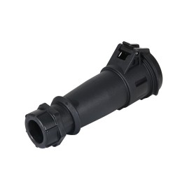 32A 230V 2P+E IP44 AM-TOP Connector, Black (522ZB)
