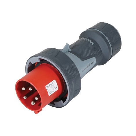 63A 400V 4P+E IP67 PowerTOP Xtra Plug (13212)