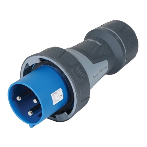 125A 230V 2P+E IP67 PowerTOP Xtra Plug (13216)