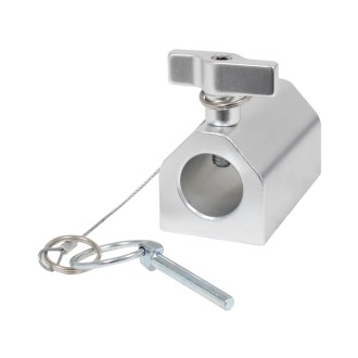 Global Truss 28mm Spigot Socket Silver (Accepts 50mm Half Coupler)