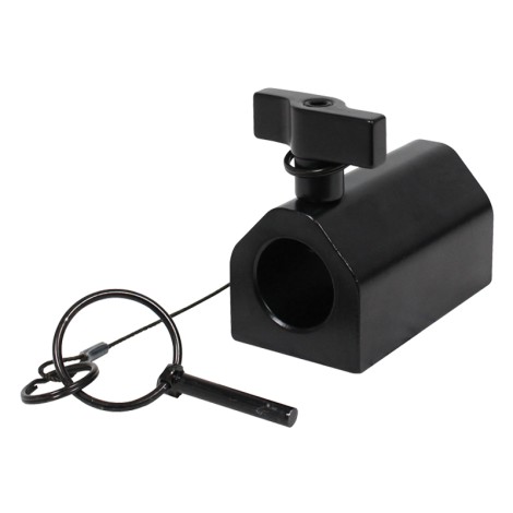 Global Truss 28mm Spigot Socket Black (Accepts 50mm Half Coupler)