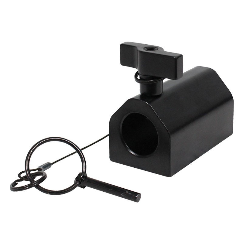 Global Truss 28mm Spigot Socket Black (Accepts 50mm Half Coupler)