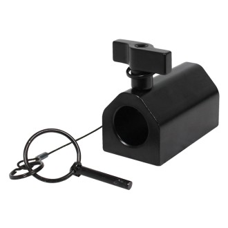 Global Truss 28mm Spigot Socket Black (Accepts 50mm Half Coupler)