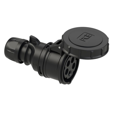 32A 415V IP67 3P+N+E Black Socket (2252-6x)