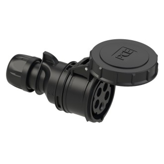32A 415V IP67 3P+N+E Black Socket (2252-6x)