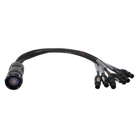 Socapex 19-Pin Male - PowerCON True1 1.5mm Fan-Out Cable