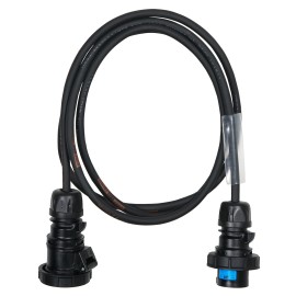 30m 2.5mm IP67 Black 16A Male - 16A Female Cable
