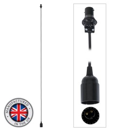 3.0m BC Festoon Pendant - B22 Lamp Holder