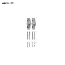 F31PL Modular U Frame Silver 1000mm (F62125D PL)