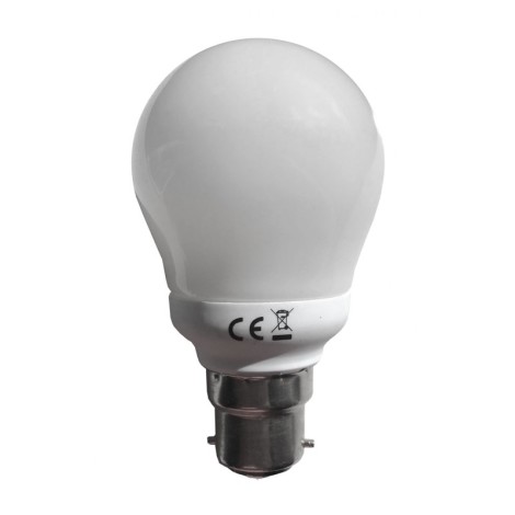 15W Fluorescent 2700K GLS Lamp, BC
