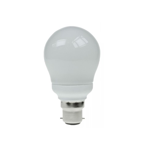 11W Fluorescent 2700K GLS Lamp, BC