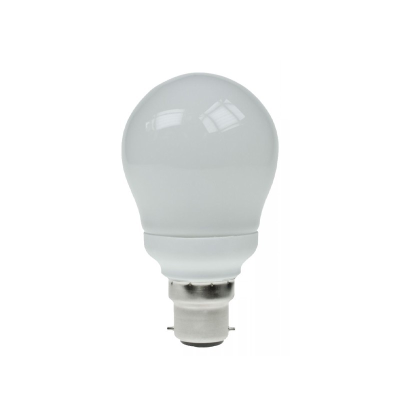 11W Fluorescent 2700K GLS Lamp, BC