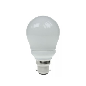 11W Fluorescent 2700K GLS Lamp, BC