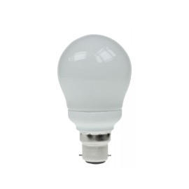 11W Fluorescent 2700K GLS Lamp, BC