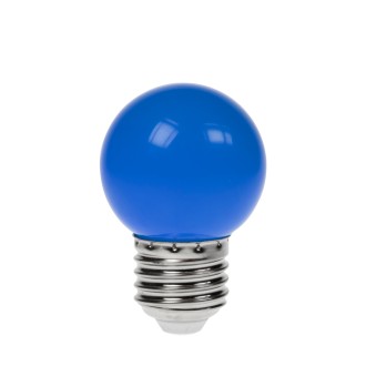 1W LED Polycarbonate Golf Ball Lamp, ES Blue