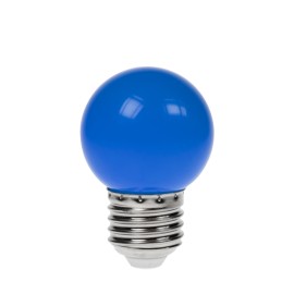 1W LED Polycarbonate Golf Ball Lamp, ES Blue