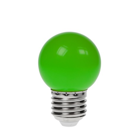 1W LED Polycarbonate Golf Ball Lamp, ES Green
