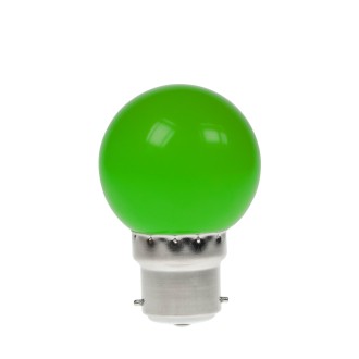 1W LED Polycarbonate Golf Ball Lamp, BC Green