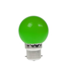 1W LED Polycarbonate Golf Ball Lamp, BC Green