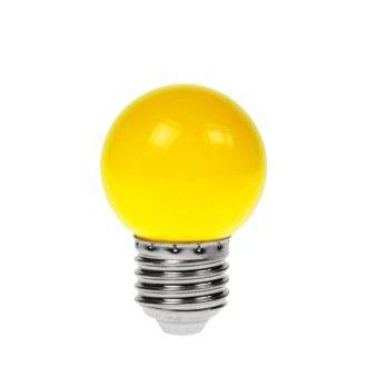 1W LED Polycarbonate Golf Ball Lamp, ES Yellow