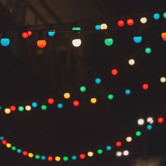 1W LED Polycarbonate Golf Ball Lamp, ES Yellow