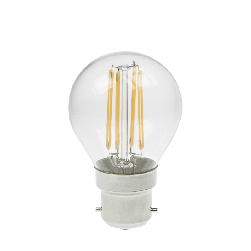 4W LED Filament Golf Ball Lamp 2700K BC