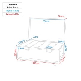 Quad Spectra QX40 Pixel Flight Case