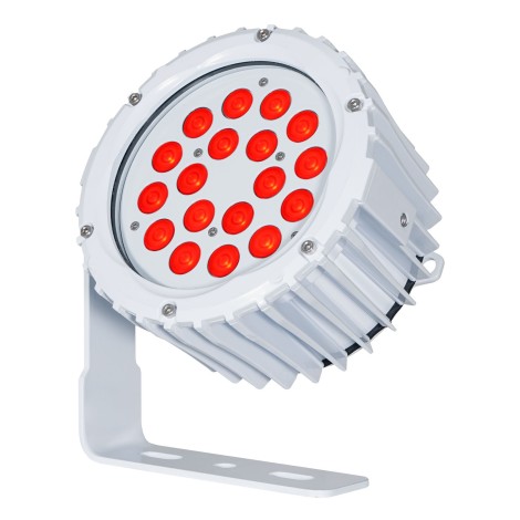 Aspect XL Exterior Red Feature Light (White Housing)