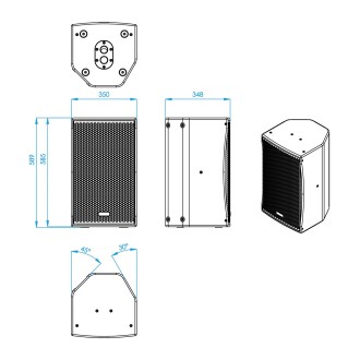 BS-12 12'' 800W Loudspeaker, Black