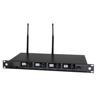 DQM 600H Quad Handheld UHF Radio Microphone System (606Mhz-614Mhz)