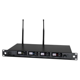 DQM 600H Quad Handheld UHF Radio Microphone System (606Mhz-614Mhz)