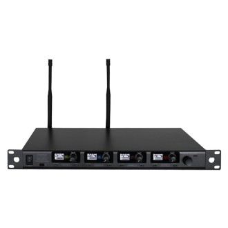 DQM 600H Quad Handheld UHF Radio Microphone System (606Mhz-614Mhz)