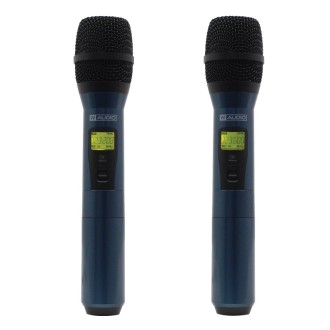 DQM 800H Quad Handheld UHF Radio Microphone System (823Mhz-865Mhz)