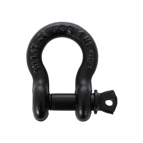 1 Ton Bow Shackle, Black