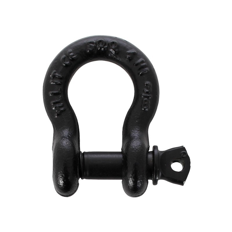 1 Ton Bow Shackle, Black
